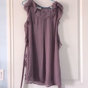 Flutter-sleeve dress